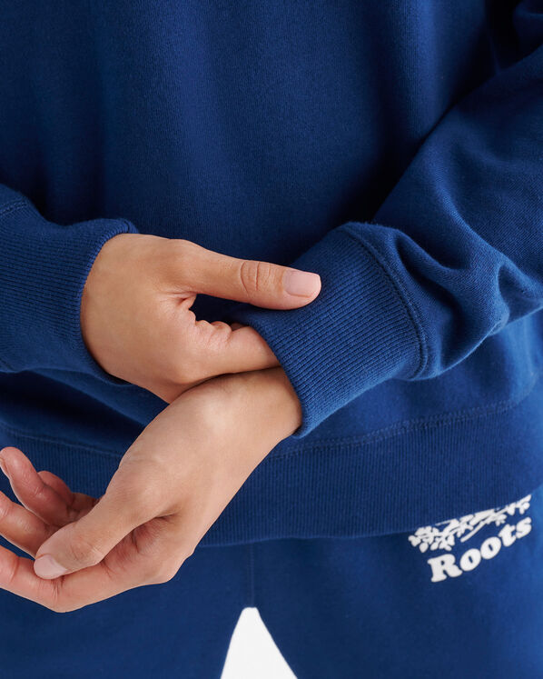 Chandail original à col rond en molleton de coton bio Chandail original à col rond en molleton de coton bio