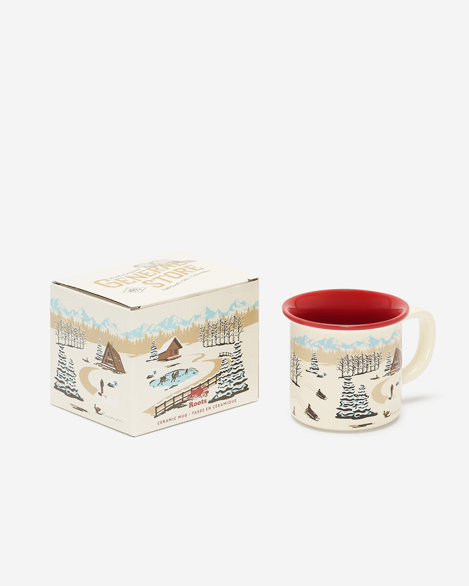 Roots Winter Village Mug