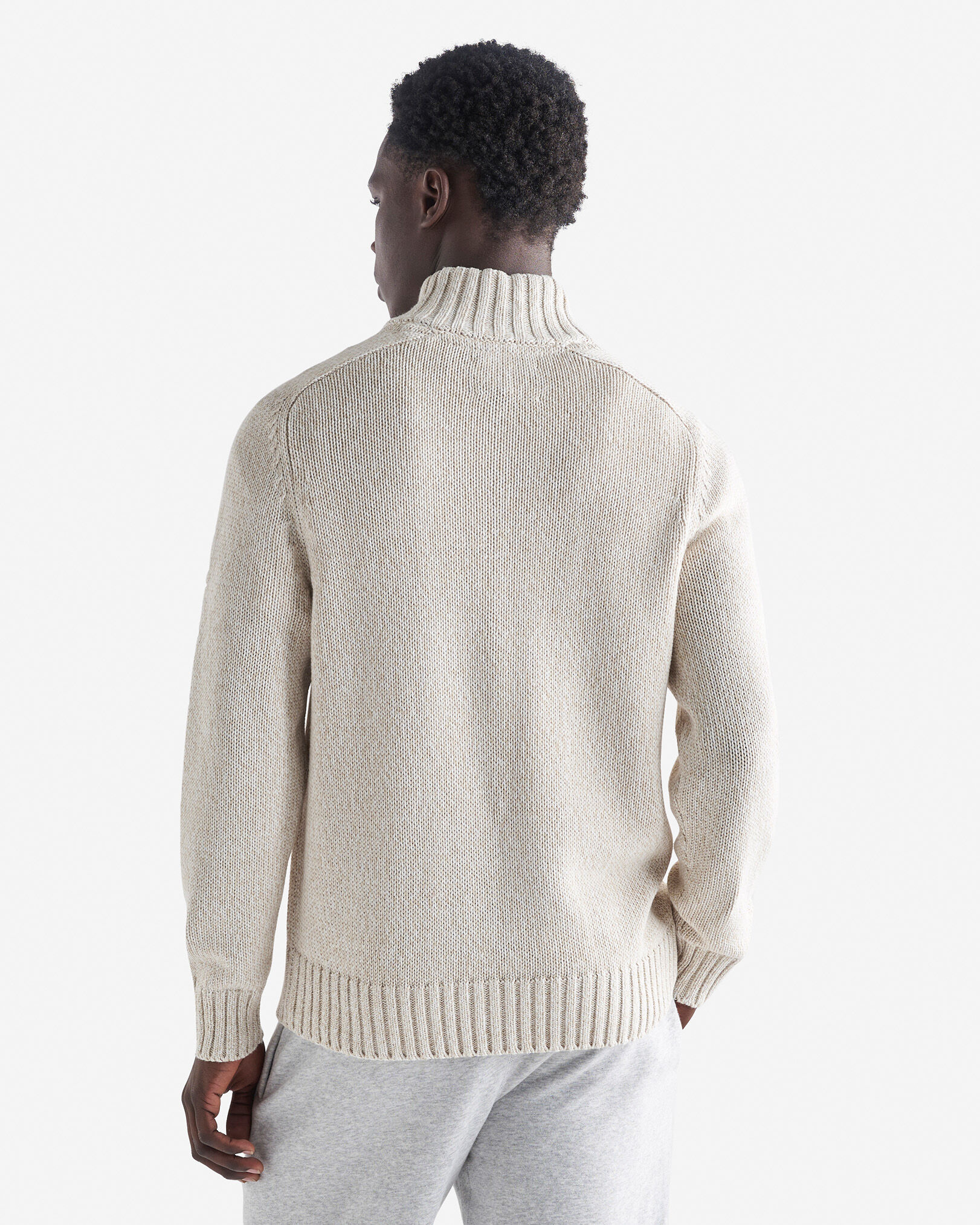 Robson Relaxed Half Zip Stein Sweater
