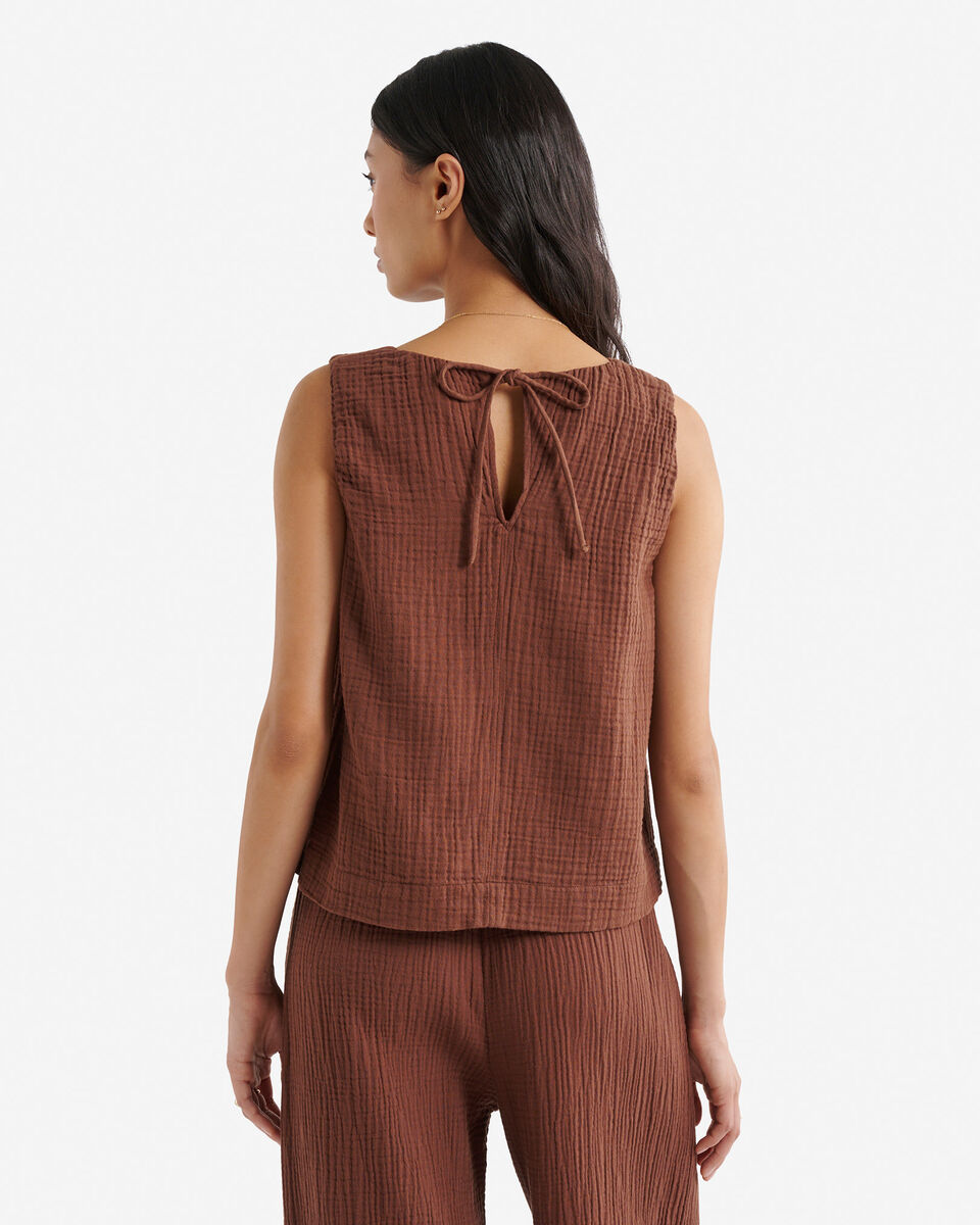 Camisole en gaze de coton Isla