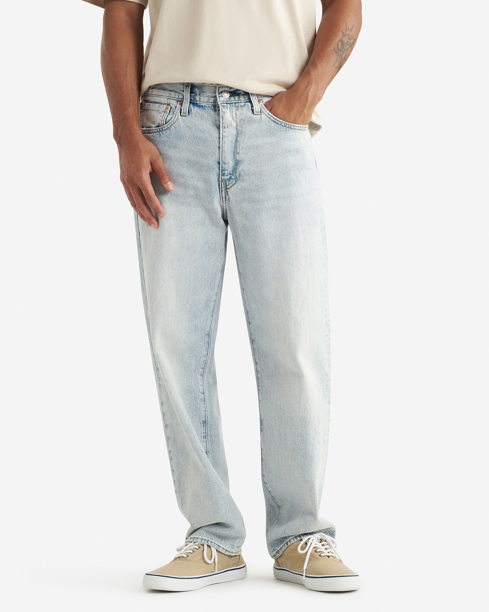 Jean coupe ample jambe droite Levi's 568 pour homme