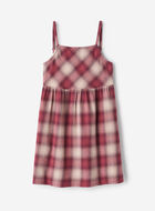 Girls Plaid Slip Dress