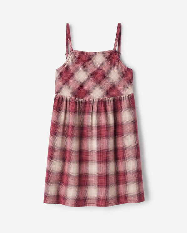 Girls Plaid Slip Dress