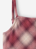 Girls Plaid Slip Dress