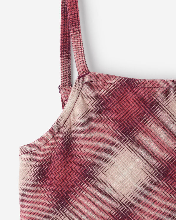 Girls Plaid Slip Dress