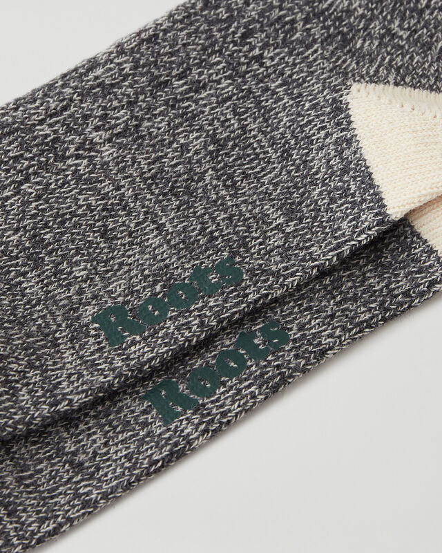 Roots Mens Classic Cotton Cabin Sock 2 pack. 3