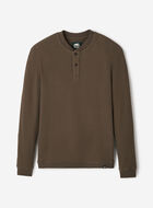 Waffle Long Sleeve Henley