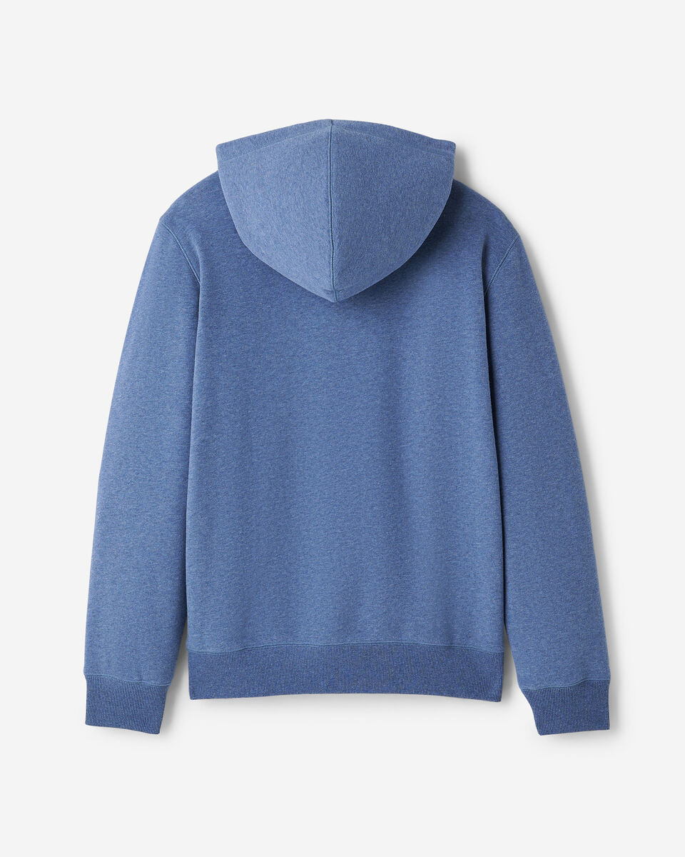 Chandail kangourou original &agrave; capuchon en jersey bouclette en coton bio