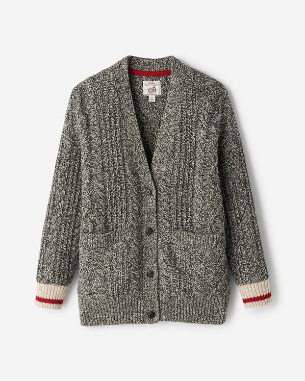 Cardigan à torsades Cabane