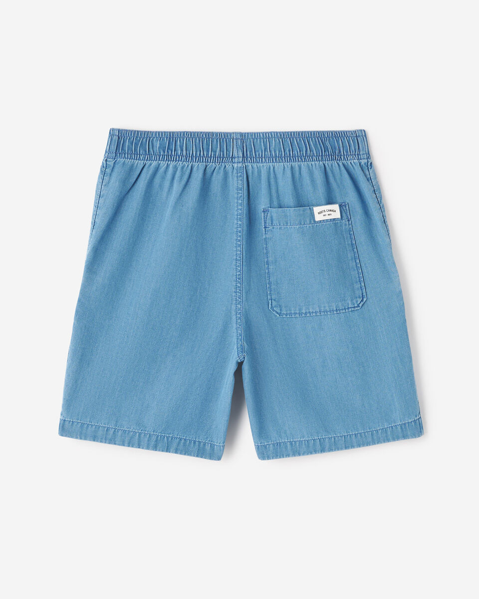 Kids Chambray Camp Short