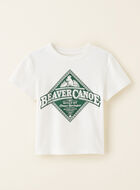 T-shirt décontracté Beaver Canoe pour tout-petits
