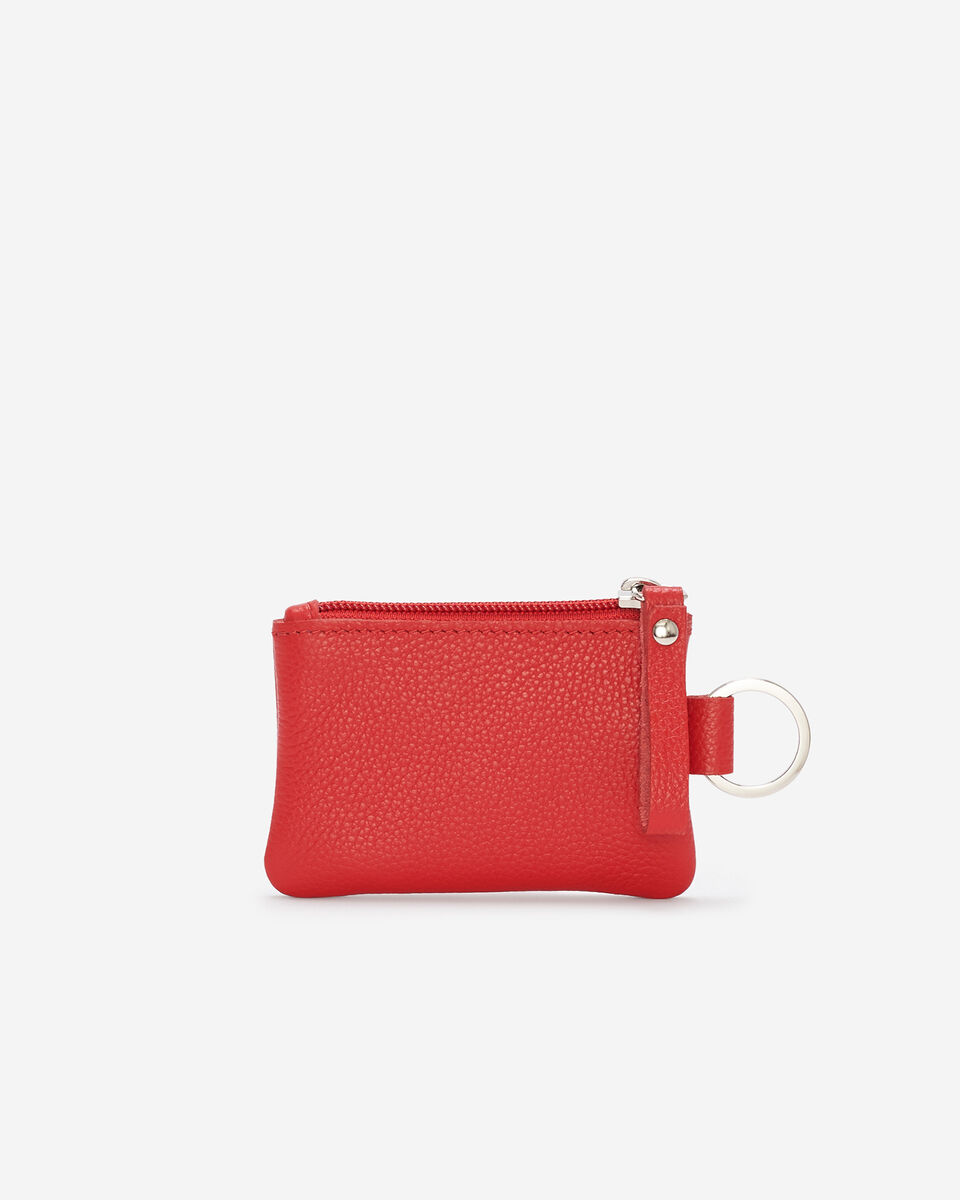 Pochette à glissière en cuir Cervino
