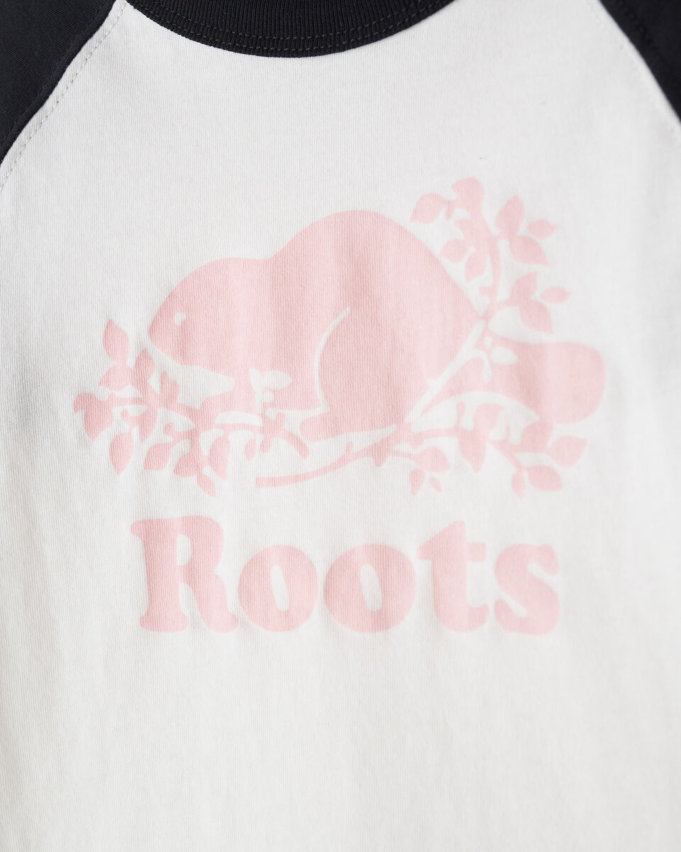 T-shirt style baseball Cooper en coton bio pour tout-petits