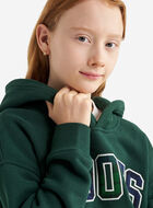 Kids Plaid Applique Hoodie