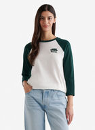 Womens Organic Cooper Baseball T-shirt