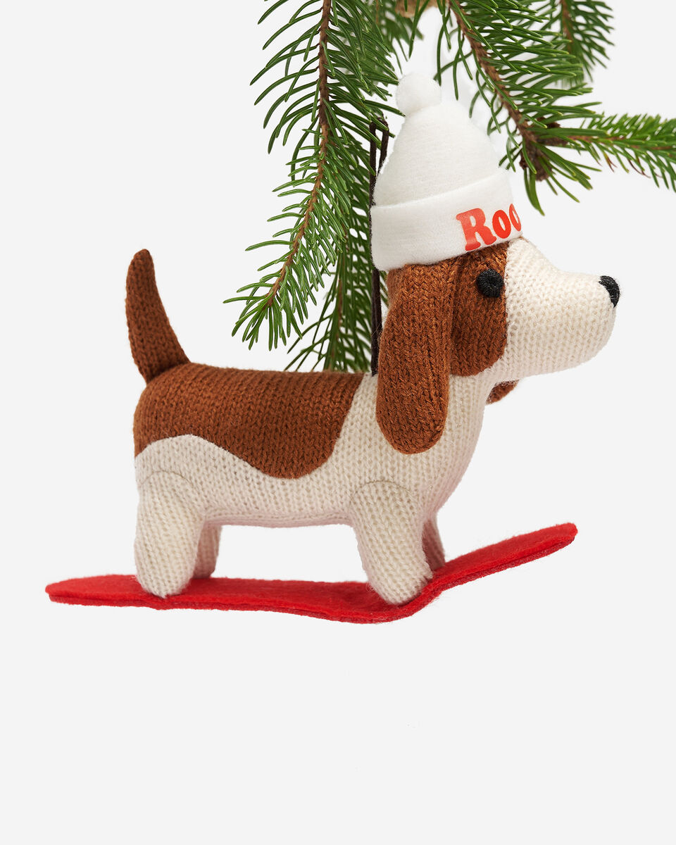 Snowboard Beagle Ornament