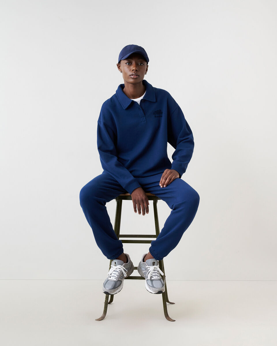 Organic Cooper Relaxed Polo Sweatshirt