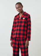 Womens Park Plaid Pajama Set
