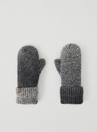 Womens Snowy Fox Ombre Mitten