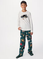 Pantalon de pyjama en micromolleton pour enfants