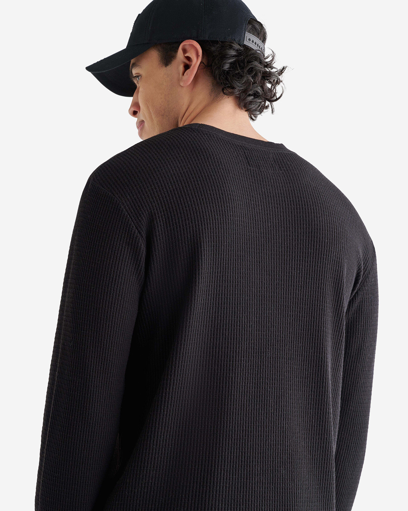 Waffle Long Sleeve Crew Top | Long Sleeve Tops | Roots