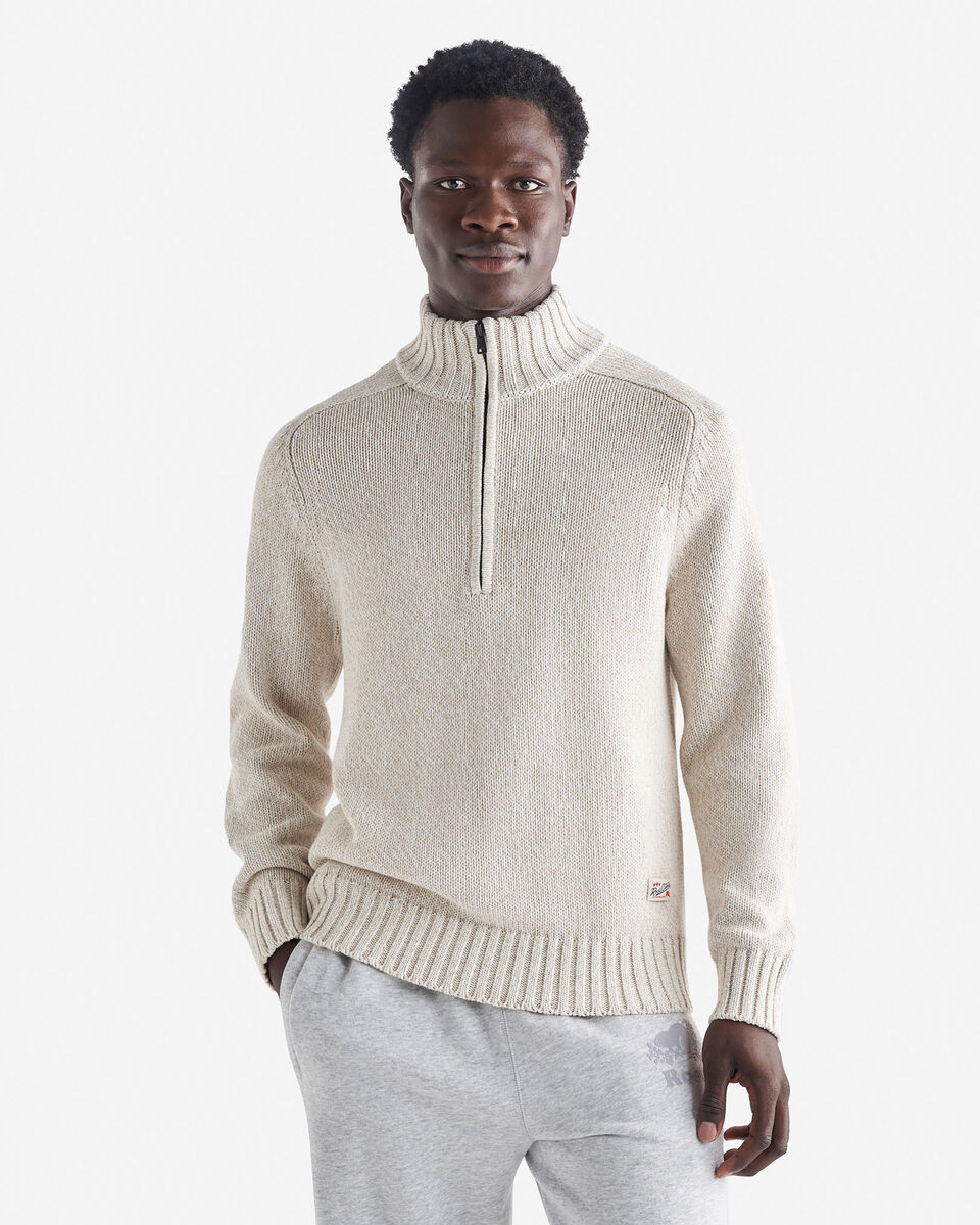 Robson Relaxed Half Zip Stein Sweater