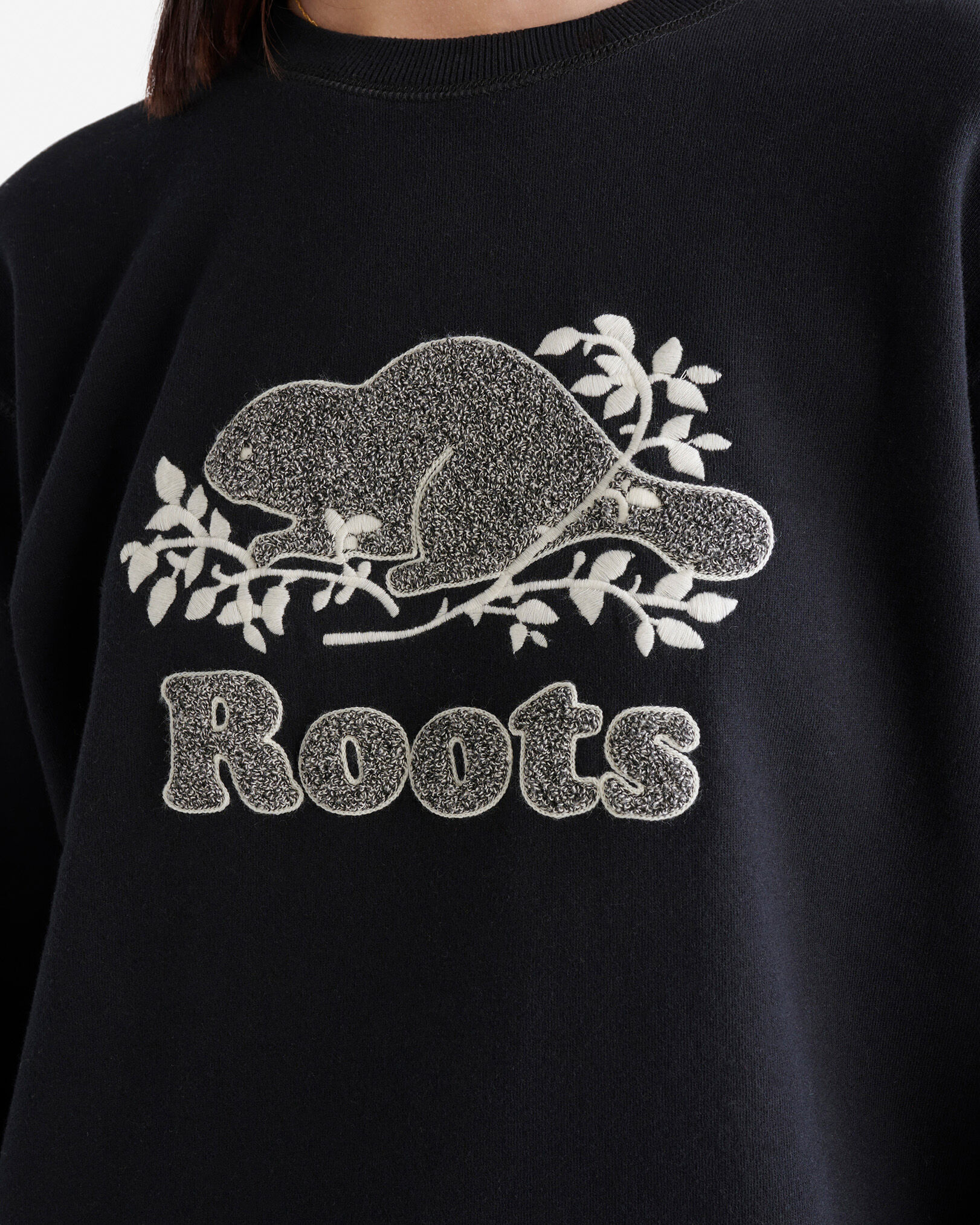 Cooper Novelty BF Crew Sweatshirt Sweatshirts and Hoodies Roots