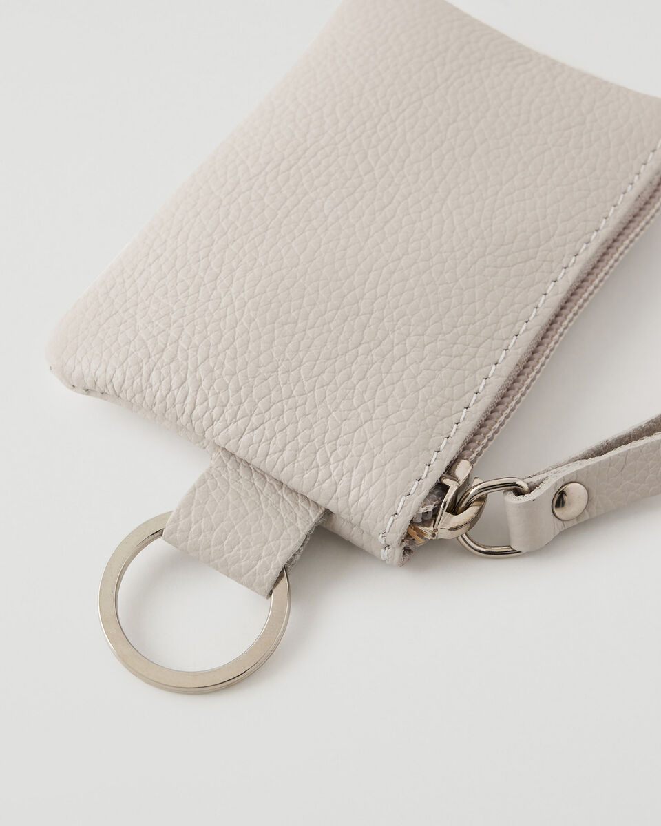 Pochette à glissière en cuir Cervino
