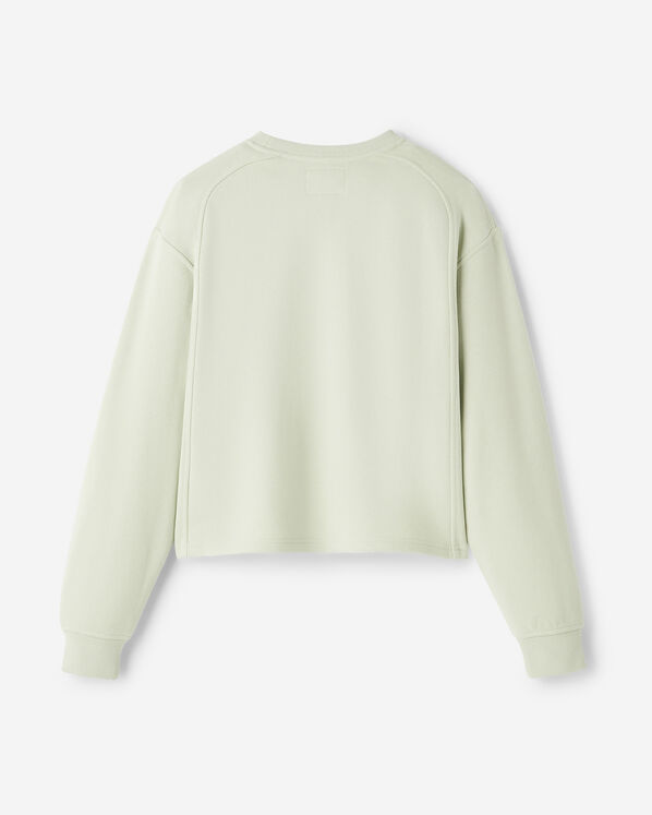 Chandail &agrave; col rond en molleton estival Nuage