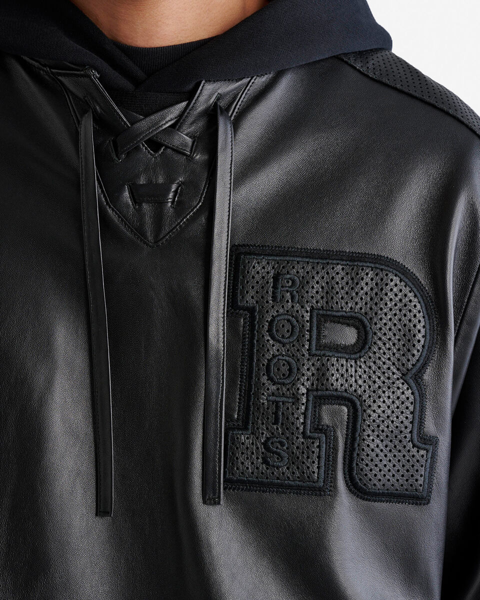 Chandail de hockey en cuir