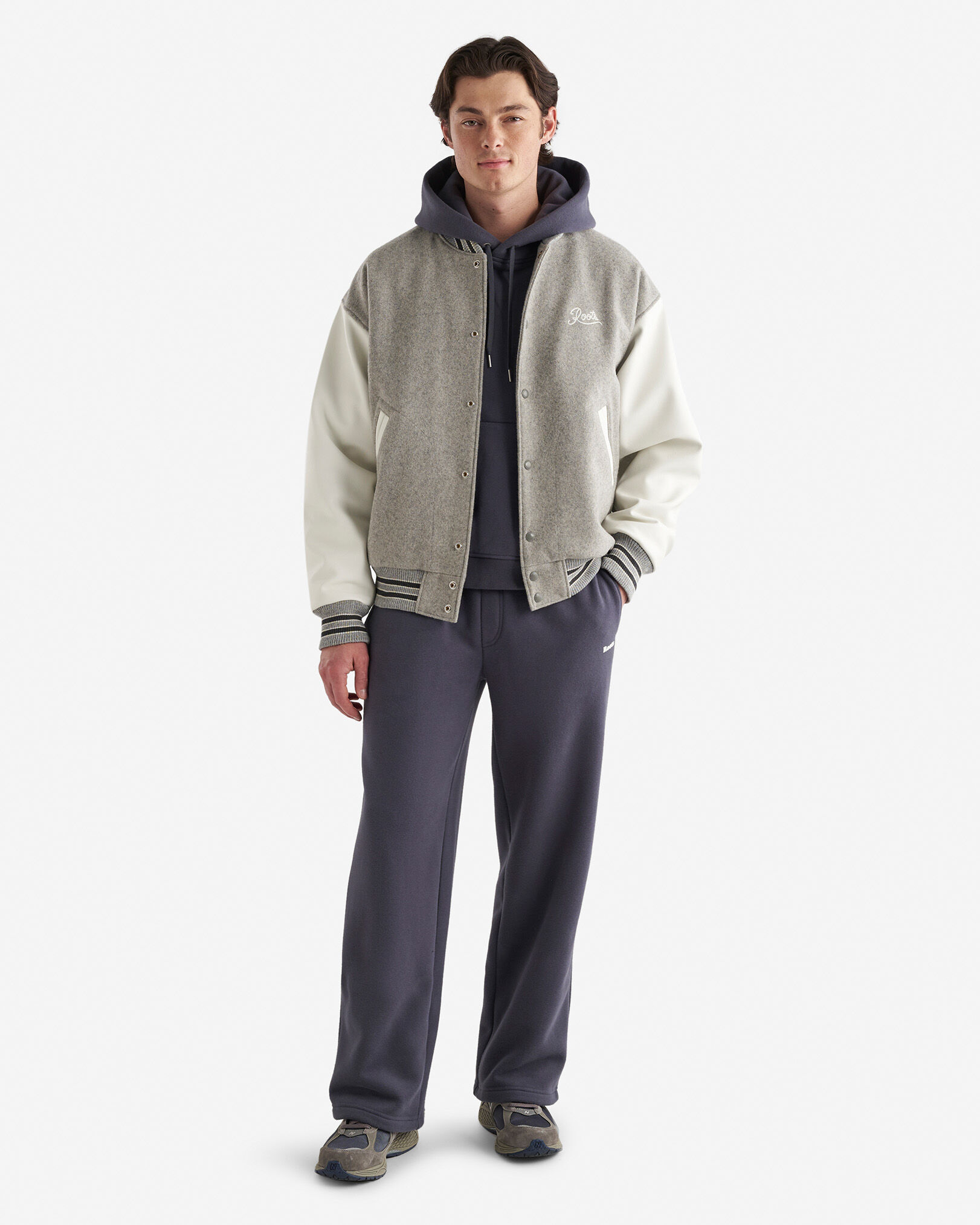 Blouson universitaire rétro Mathews