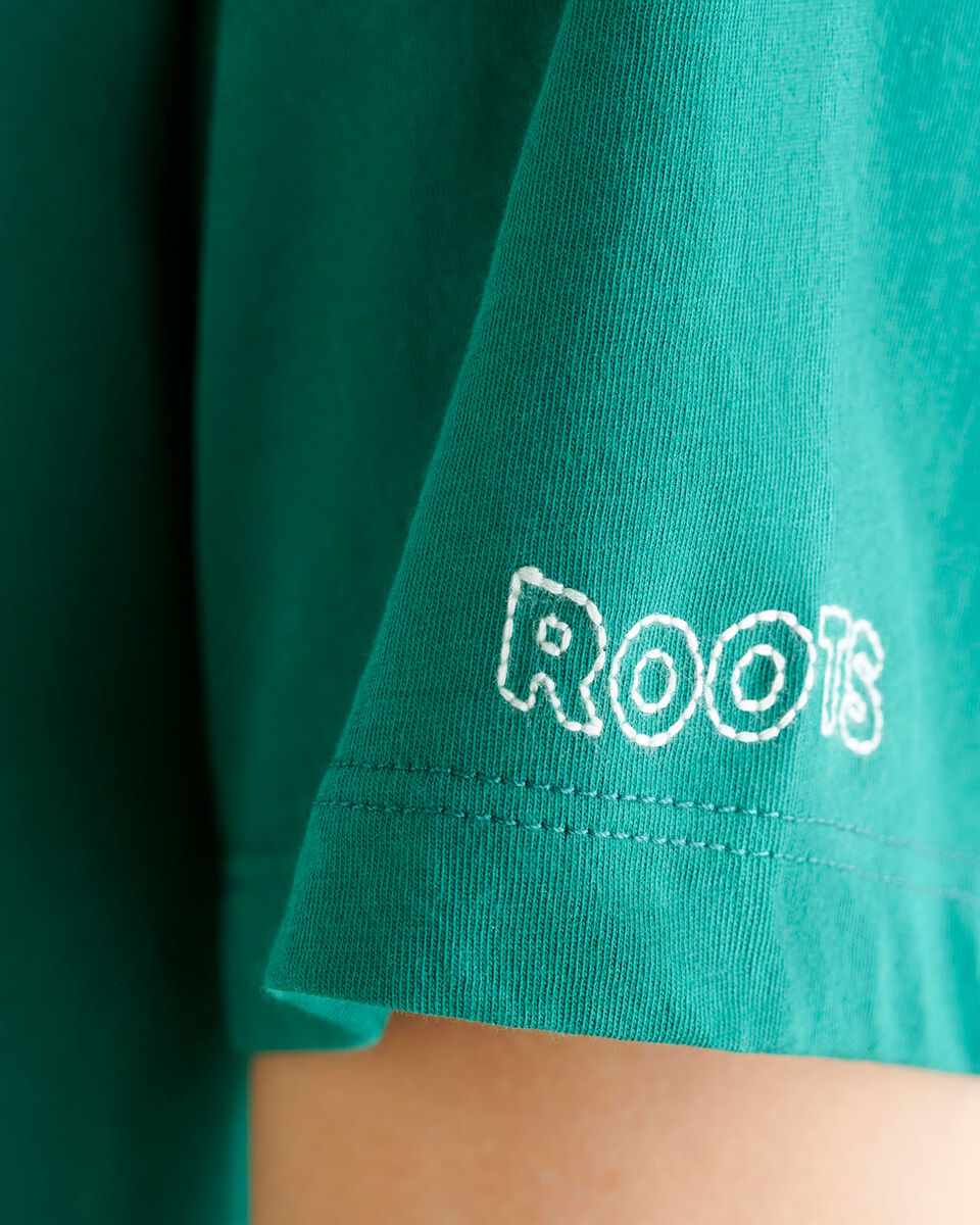 Womens Roots Embroidery T-Shirt
