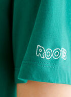 T-shirt avec broderie Roots pour femme
