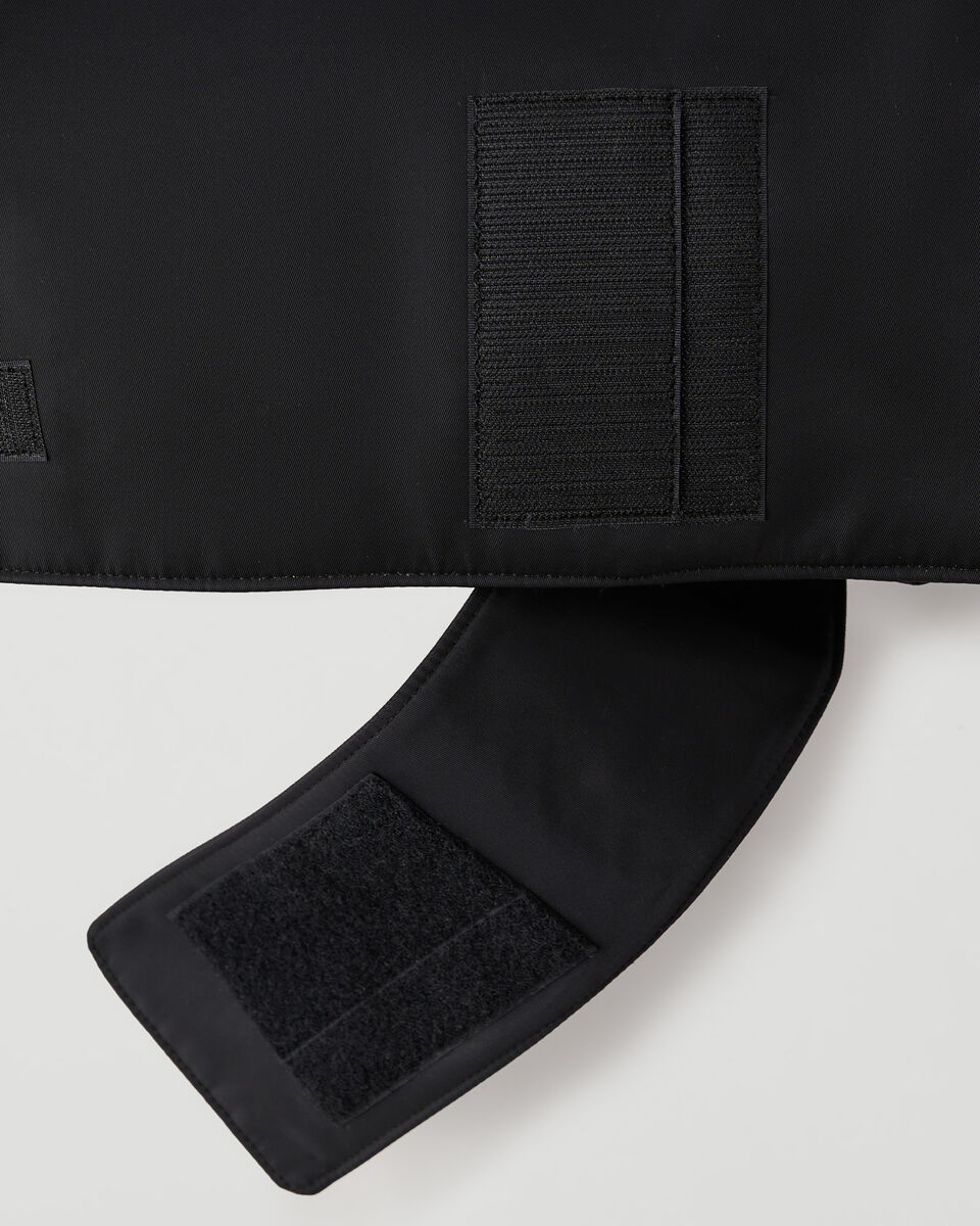 M Dog Varsity Jacket Nylon Leather Accessories Roots