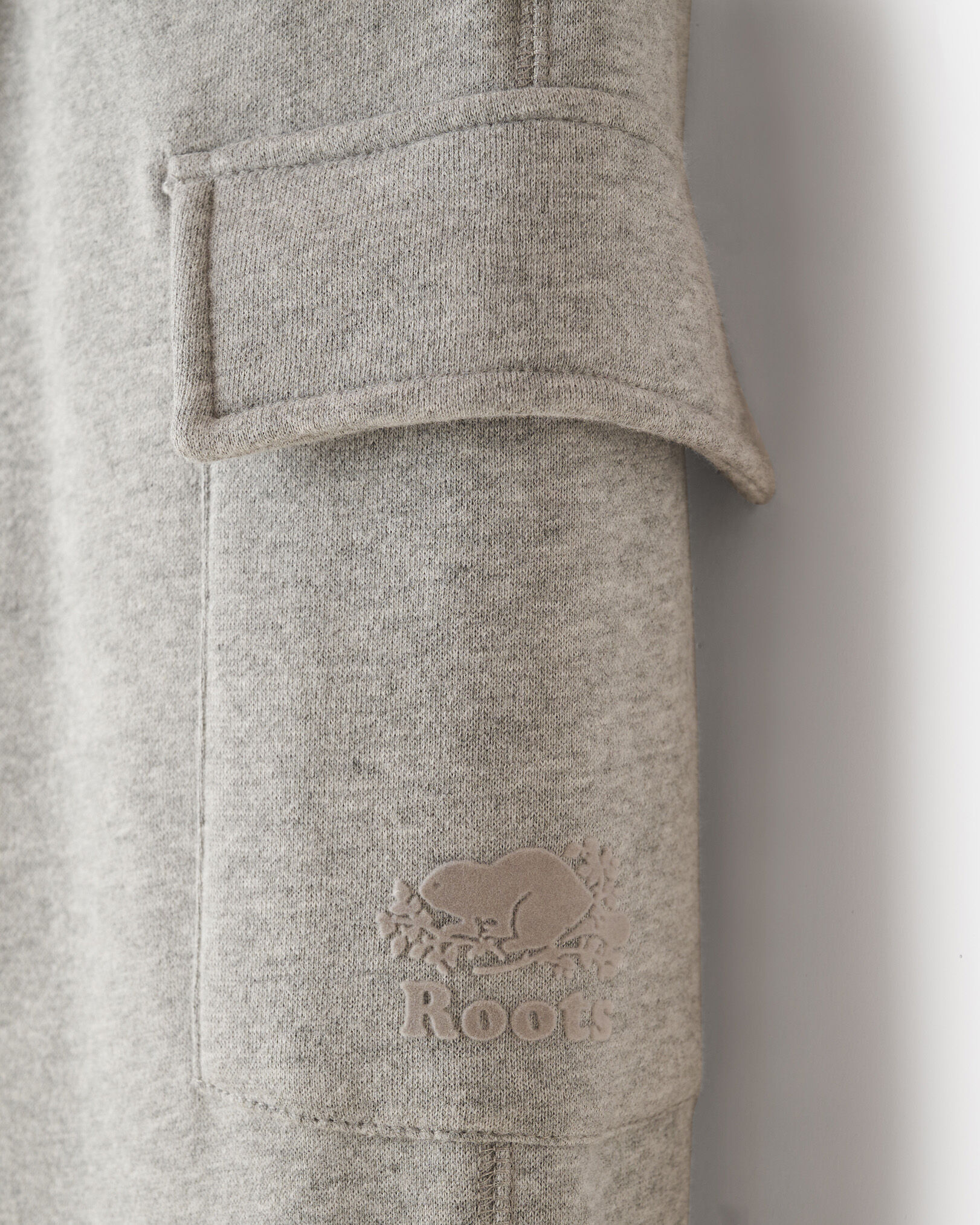 Pantalon cargo décontracté en molleton de coton bio Cooper pour enfants