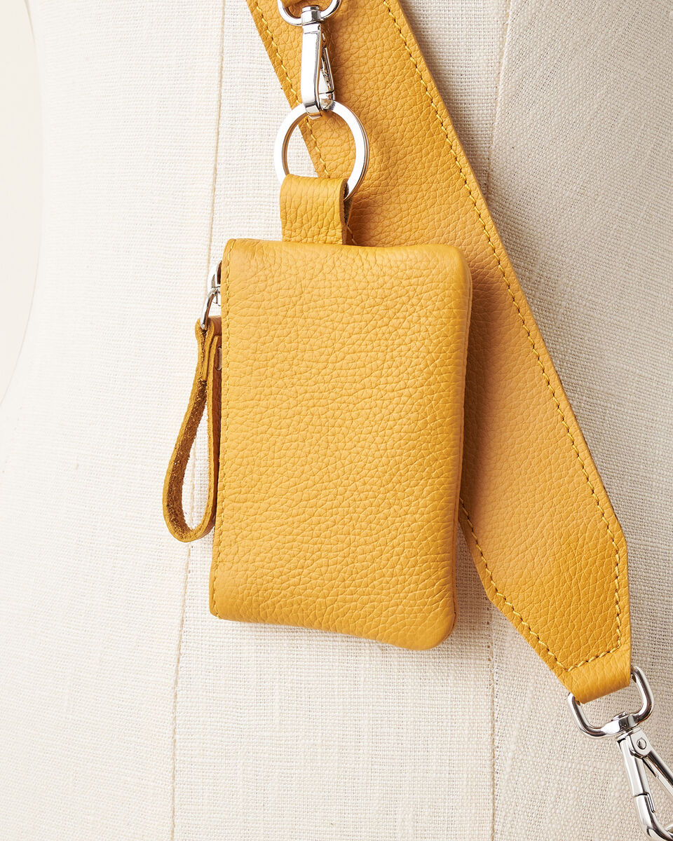 Mini sac seau en cuir Cervino