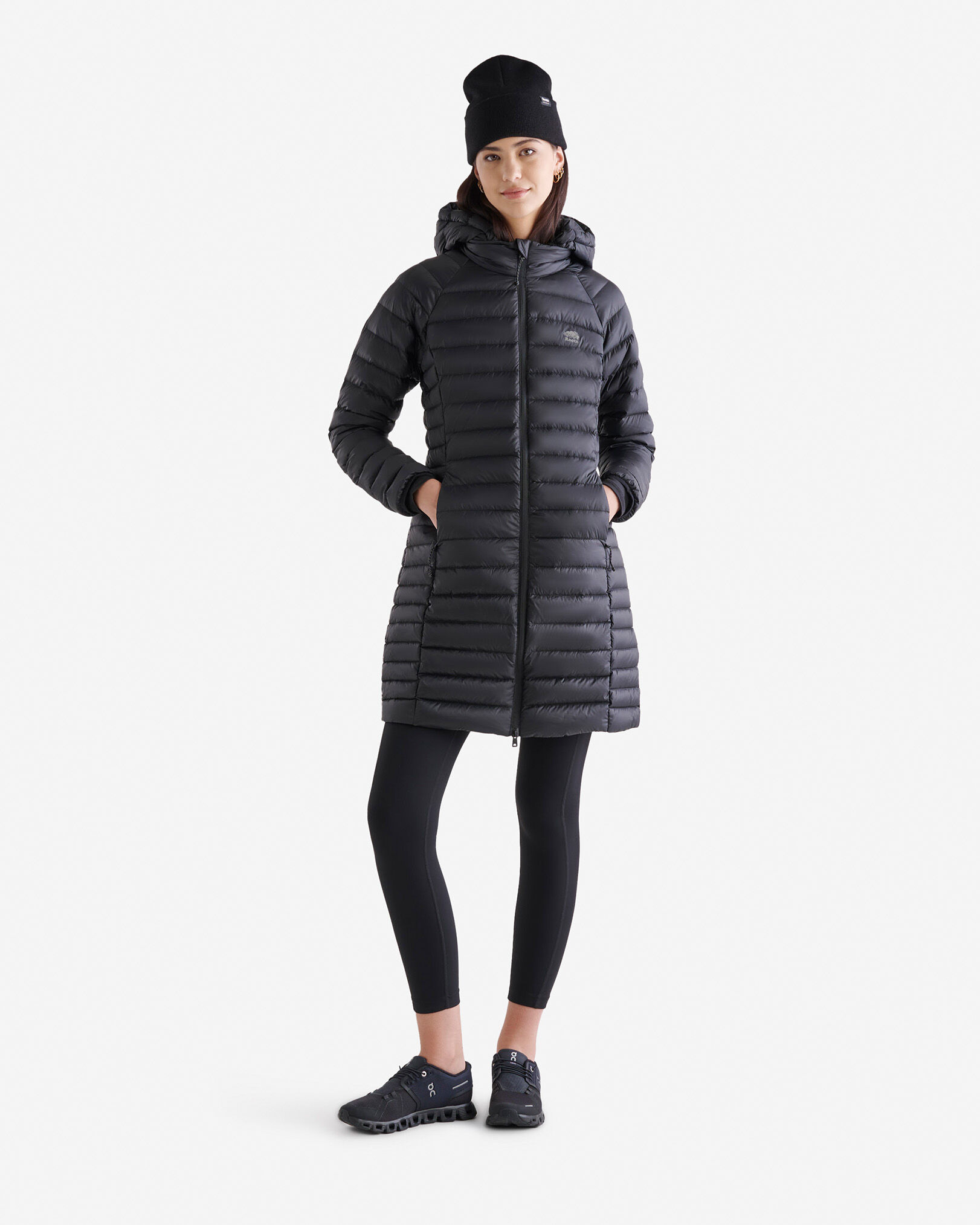 Roots Long Packable Down Jacket Jackets Outerwear Roots