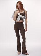 Legging sport &eacute;vas&eacute; en tricot