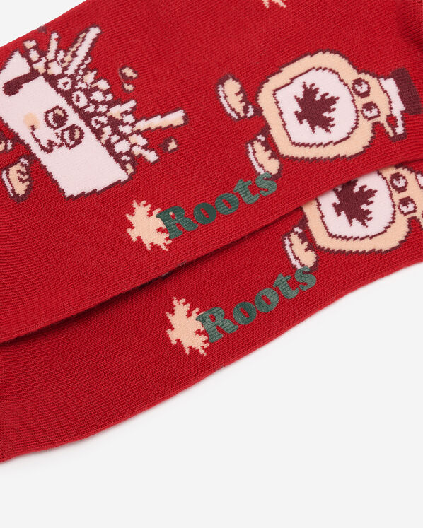 Adult Canadian Foodie Sock