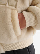 Blouson universitaire en mouton