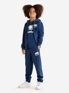 Chandail original &agrave; capuchon et glissi&egrave;re en coton bio pour enfants