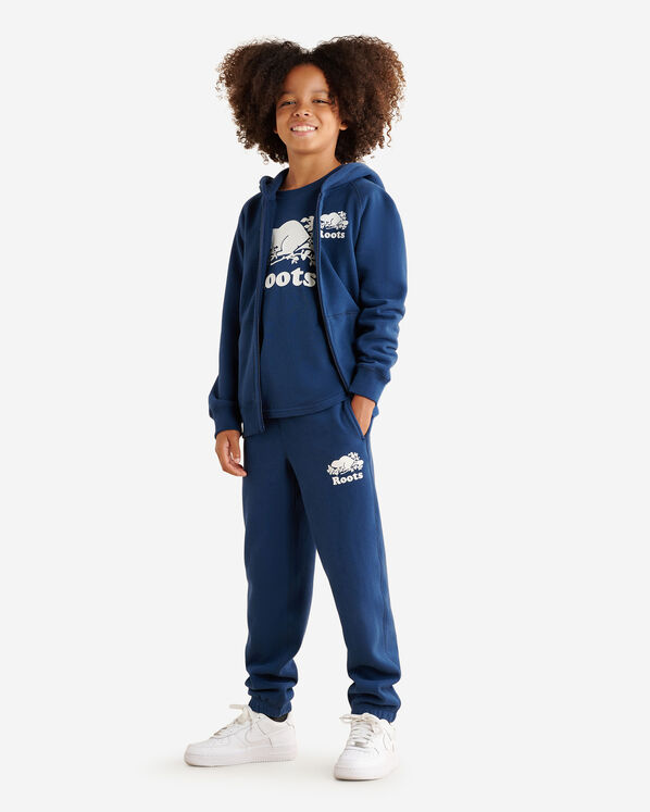 Chandail original &agrave; capuchon et glissi&egrave;re en coton bio pour enfants