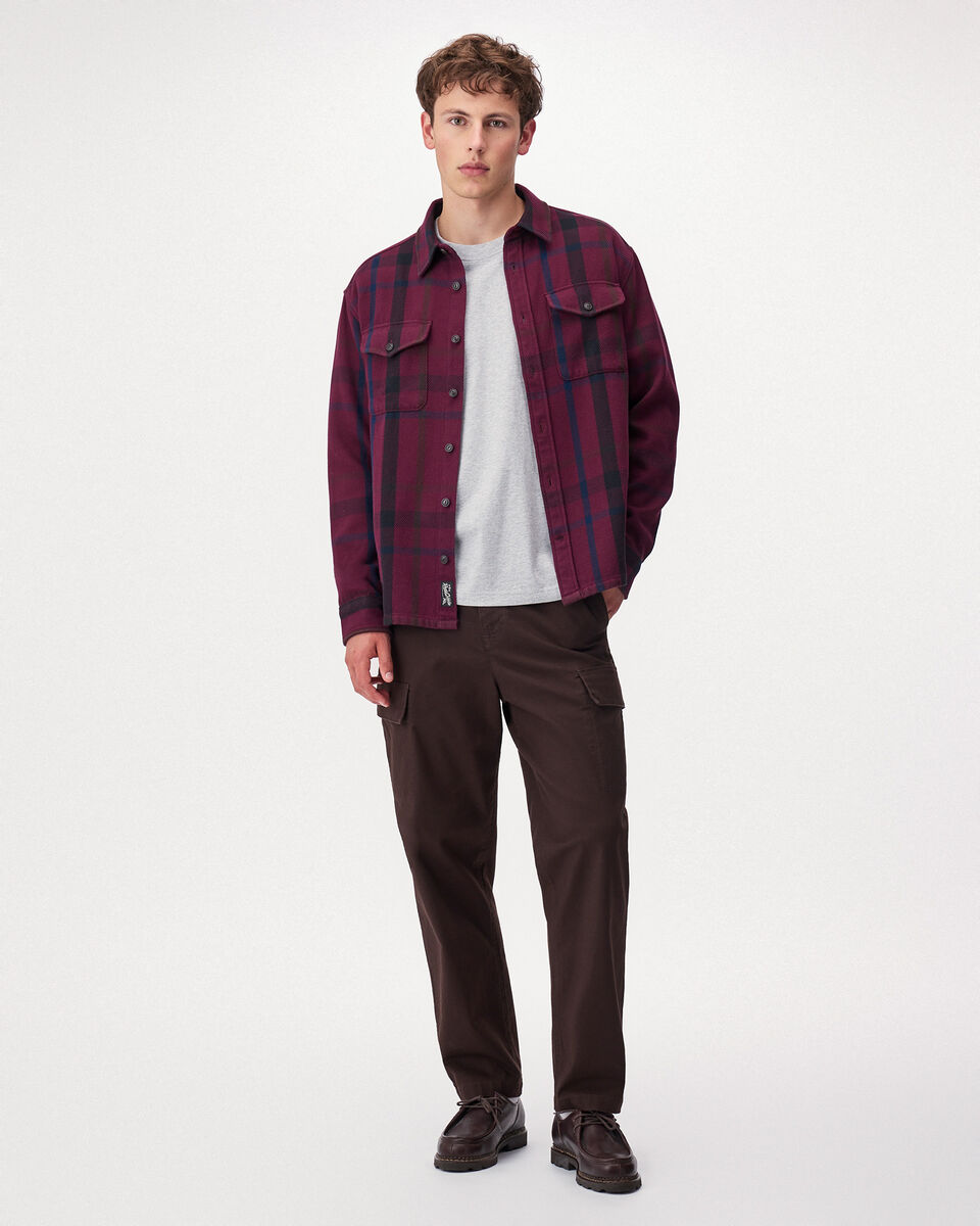 Chemise d&eacute;contract&eacute;e en serg&eacute; Cypress