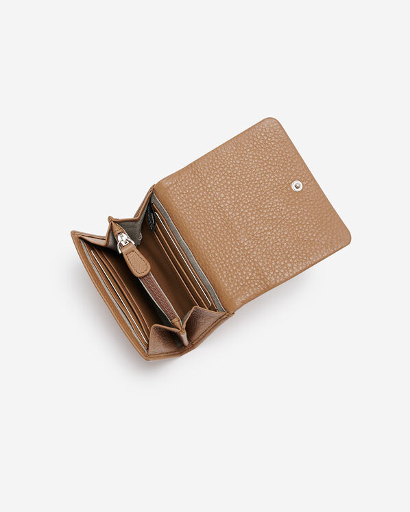 Petit porte-cartes en cuir Nuage