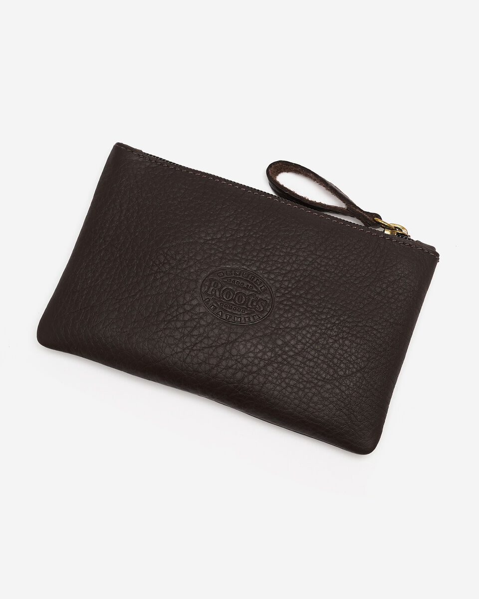 Pochette moyenne &agrave; glissi&egrave;re en cuir Nuage
