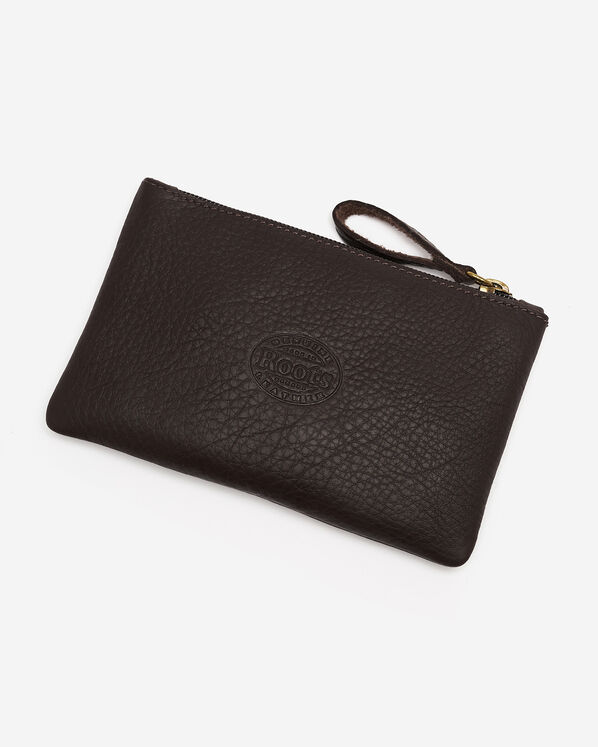 Pochette moyenne &agrave; glissi&egrave;re en cuir Nuage