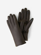 Gants tactiles en cuir nappa pour femmes