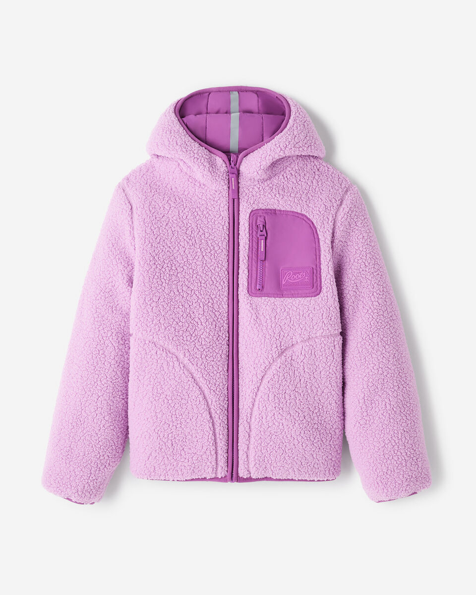 Blouson en mouton réversible pour enfants