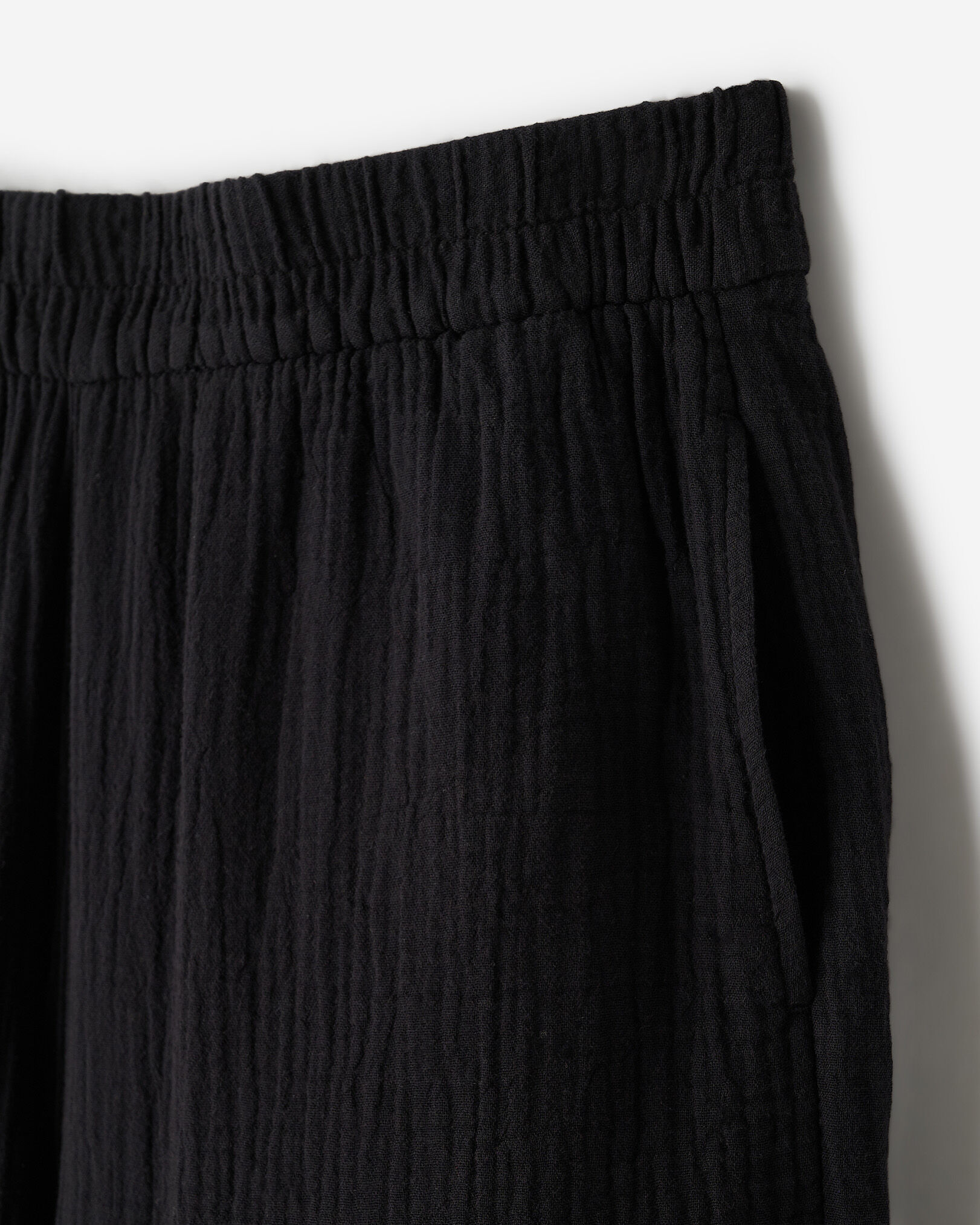 Isla Cotton Gauze Wide Leg Pant