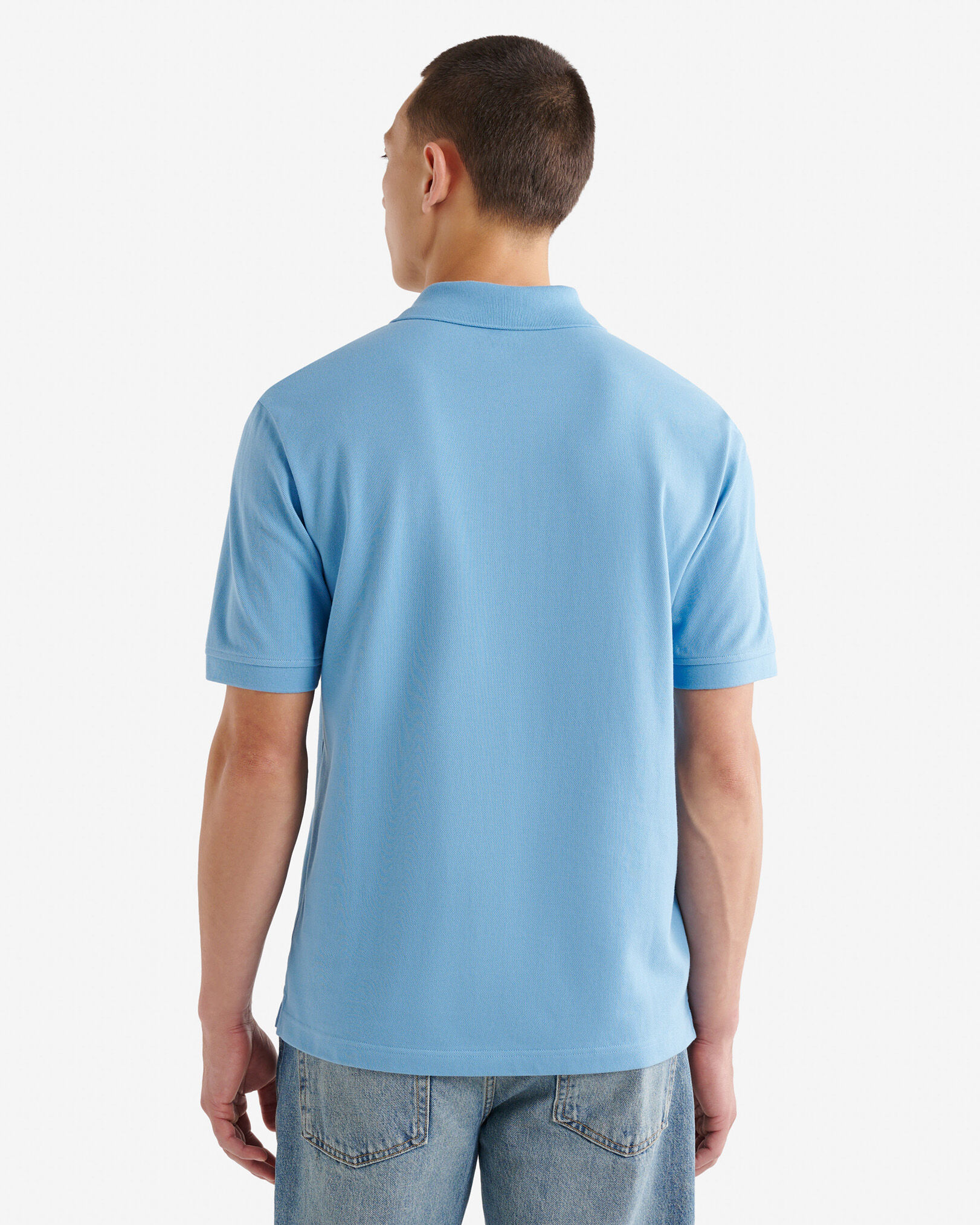 Polo en coton piqué Castor